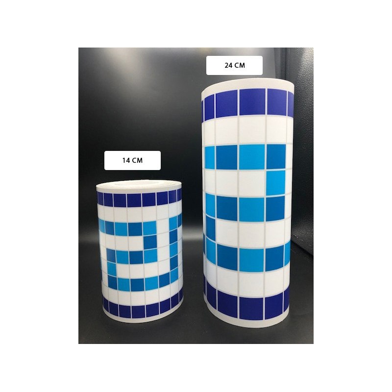 Adhesive Pool Border Blue Odyssey  - swimming pool frieze