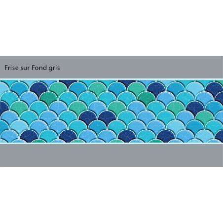 Friso Boreal adhesivo  - Friso para piscina