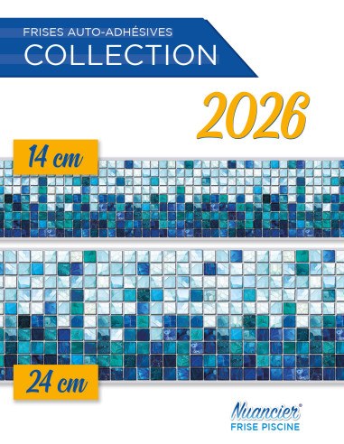 Adhesive Pool Border Summertide  - swimming pool frieze