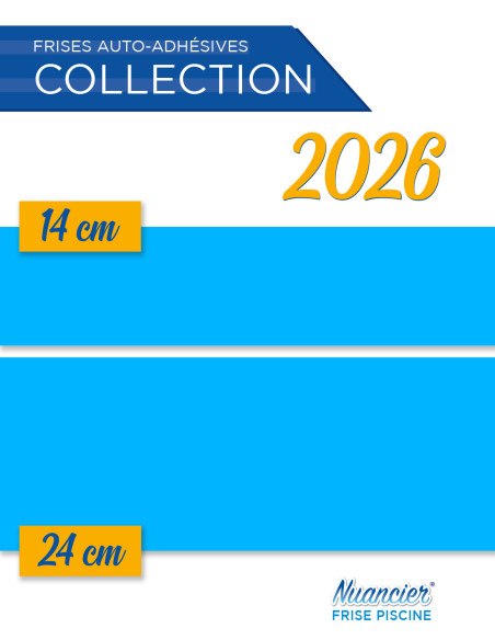 Azur adesivo - Fregio per piscine