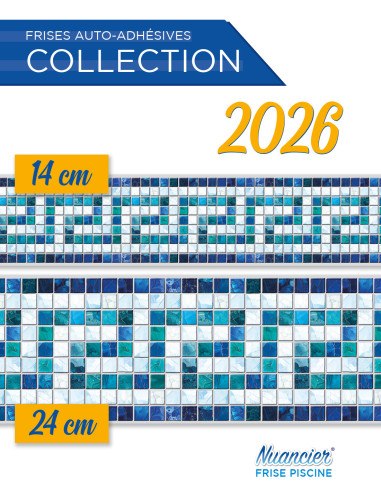 Adhesive Pool Border Poseidon  - swimming pool frieze