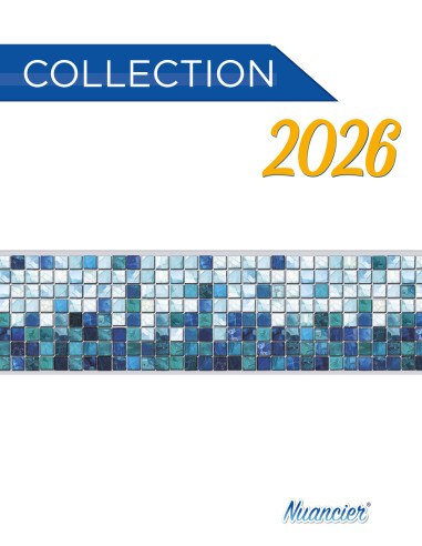 Adhesive Pool Border Summertide  - swimming pool frieze