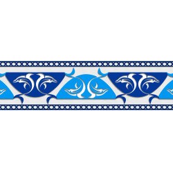 Adhesive Pool Border Dolphin