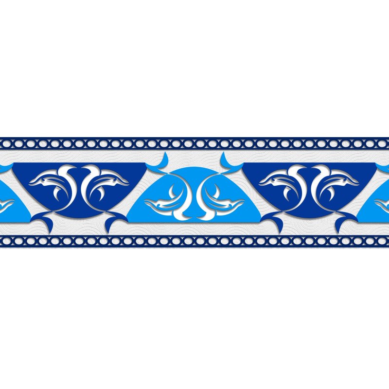 Adhesive Pool Border Dolphin