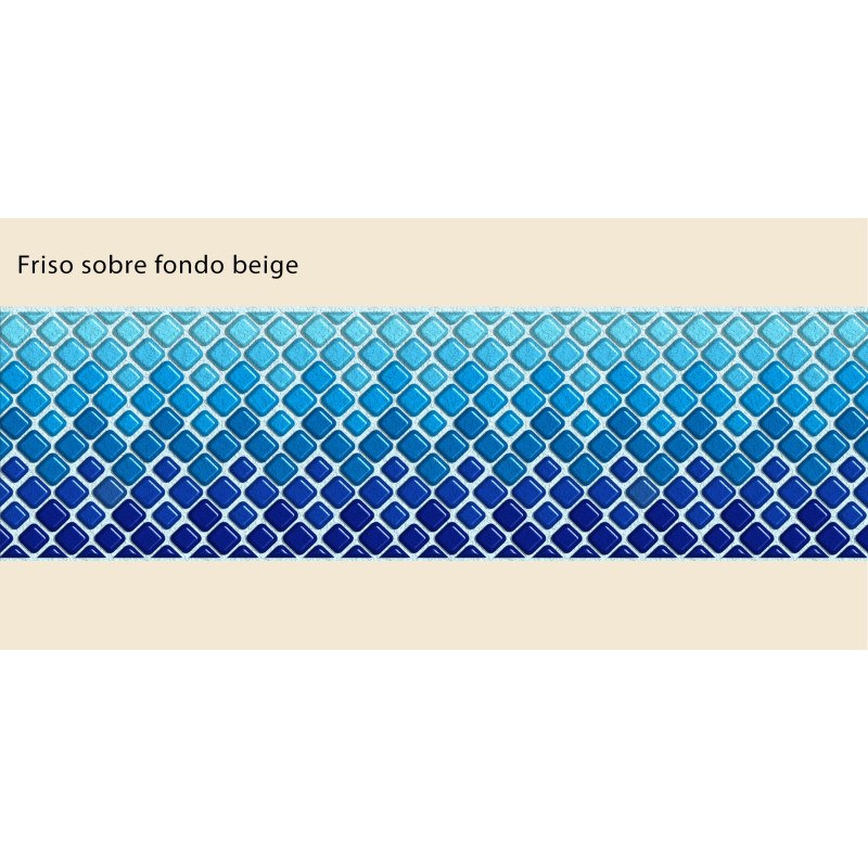 Frise Cristal Bleu adhésive