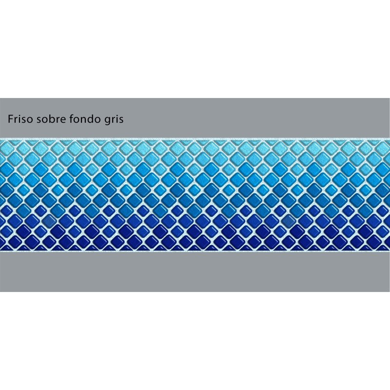 Frise Cristal Bleu adhésive