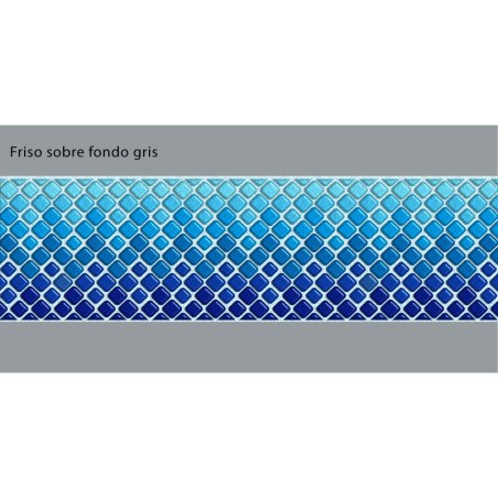 Frise Cristal Bleu adhésive