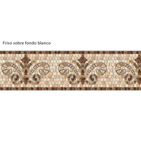 Fregio en pierre Beige adesivo