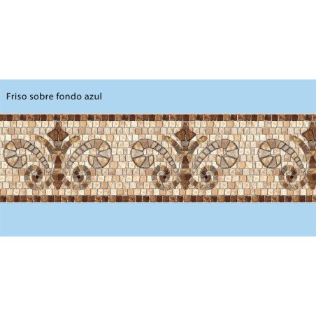 Adhesive Pool Border Stone Beige