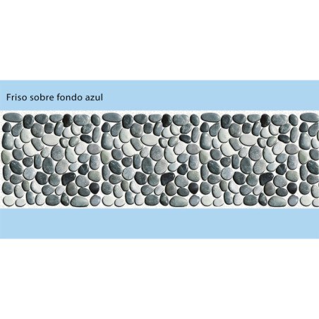 Adhesive Pool Border White Shingle