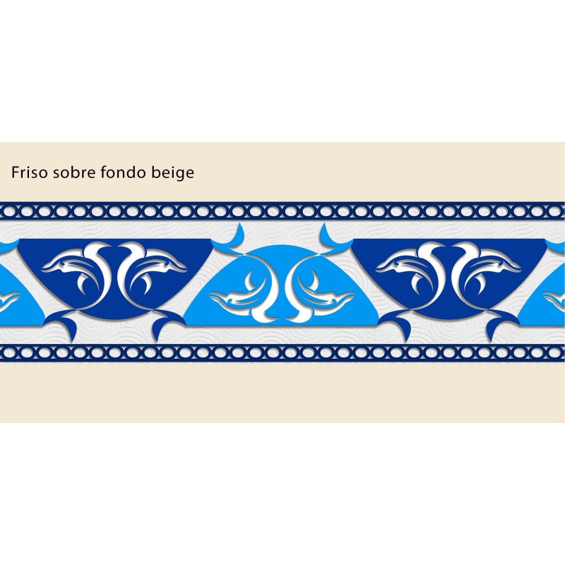 Adhesive Pool Border Dolphin