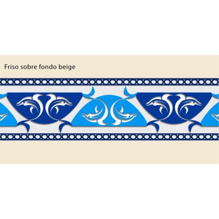 Adhesive Pool Border Dolphin