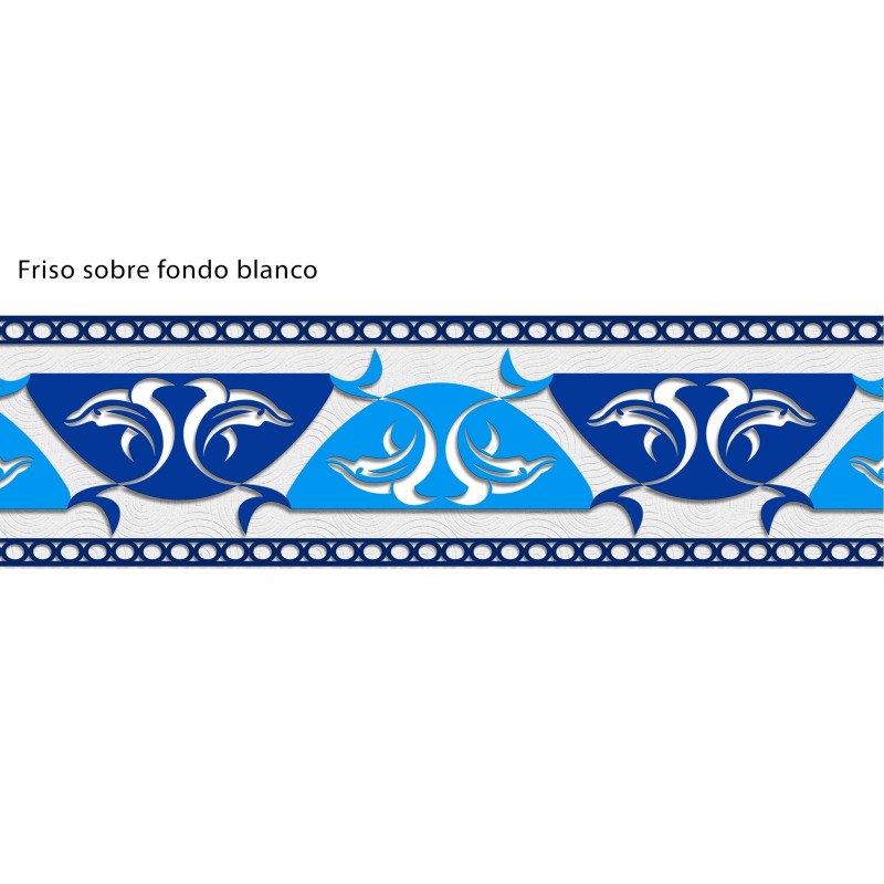 Adhesive Pool Border Dolphin