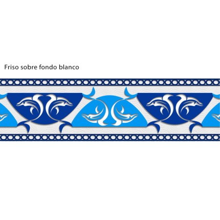 Adhesive Pool Border Dolphin