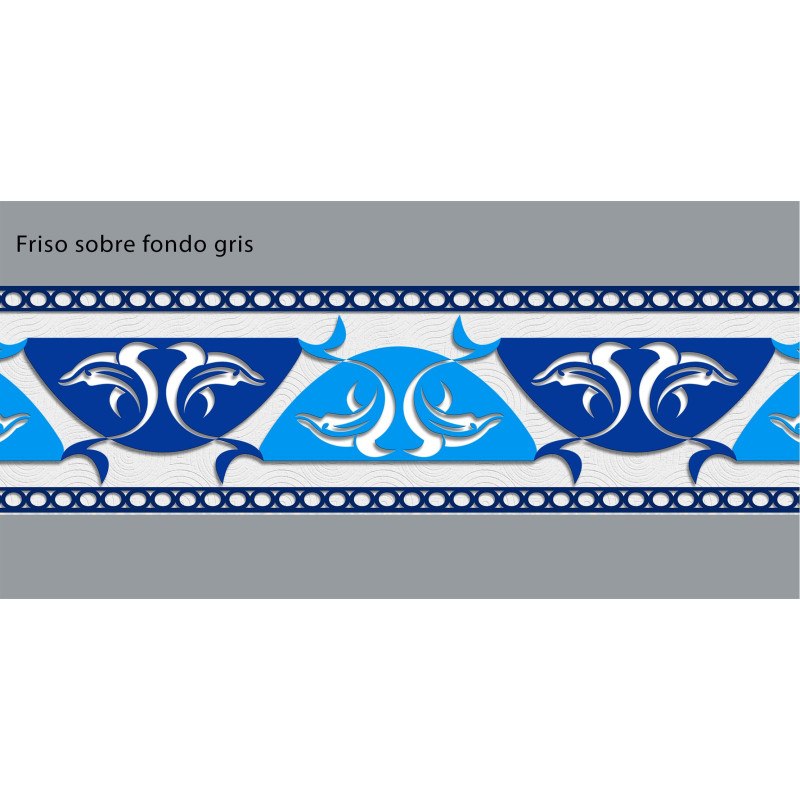 Adhesive Pool Border Dolphin