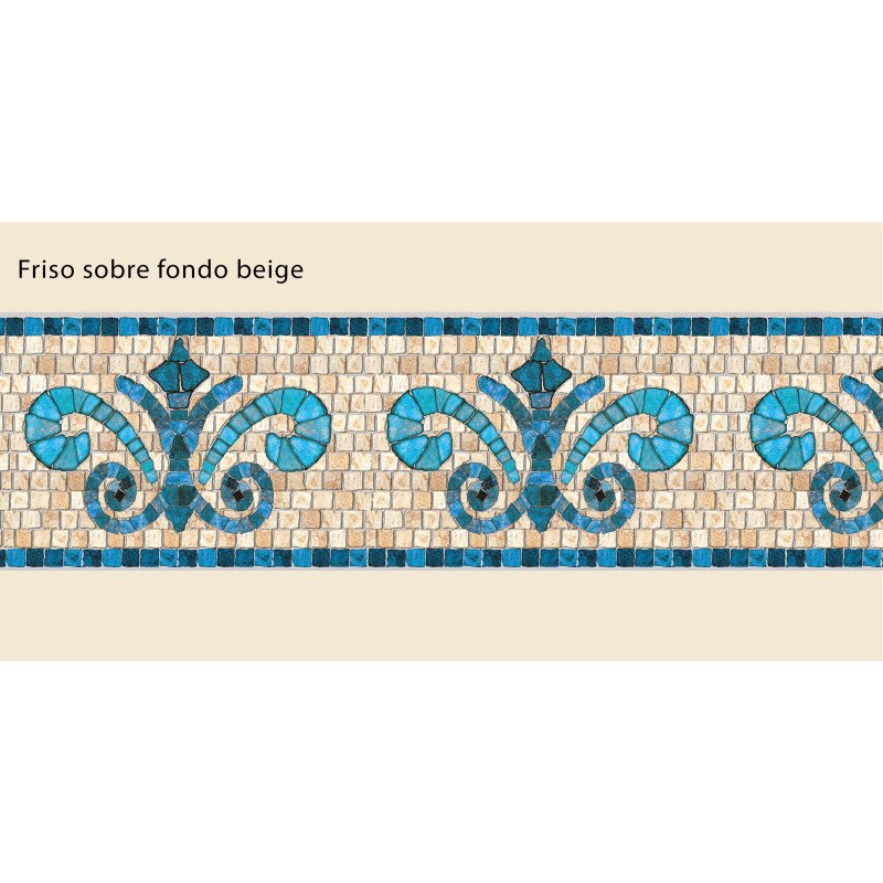 Frise en pierre blue Autocollante