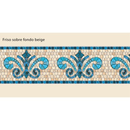 Adhesive Pool Border Stone Blue