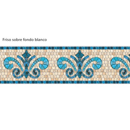 Frise en pierre blue Autocollante