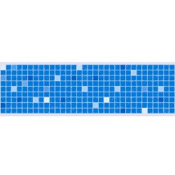 Adhesive Pool Border Blue Mosaïque