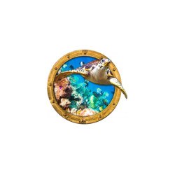 Turtle Porthole 120  - swimming pool decoration