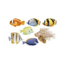 Bunch of 7 pisces  - swimming pool decoration